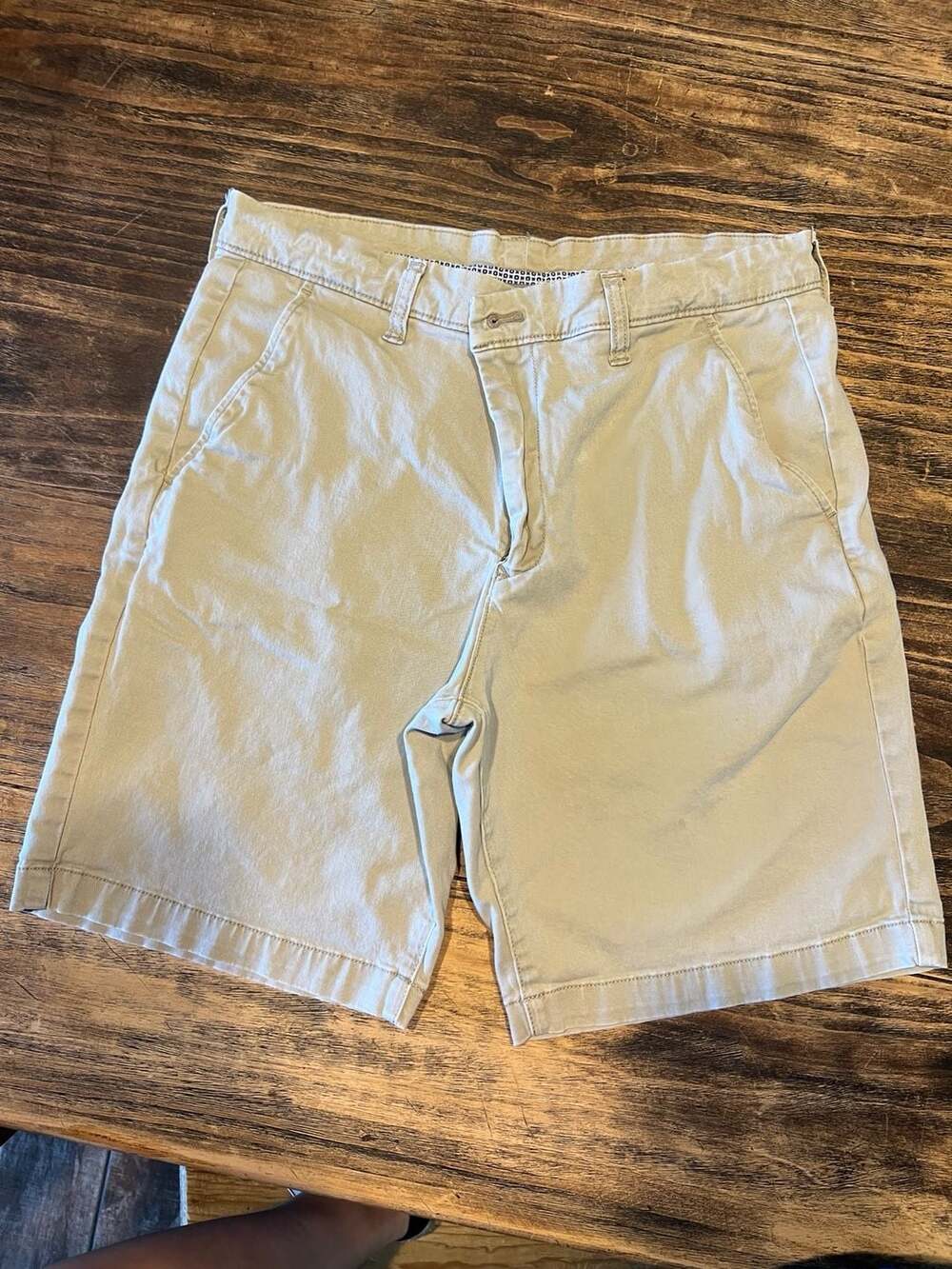 Member's Mark Everyday Flat Front Shorts Size 32 Khaki
